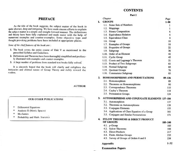 Abstract Algebra Group Theory for B.A. & B.Sc. Mathematics Students – Complete Guide 2 Abstract Algebra: Group Theory for B.A. & B.Sc. Mathematics Students – Complete Guide