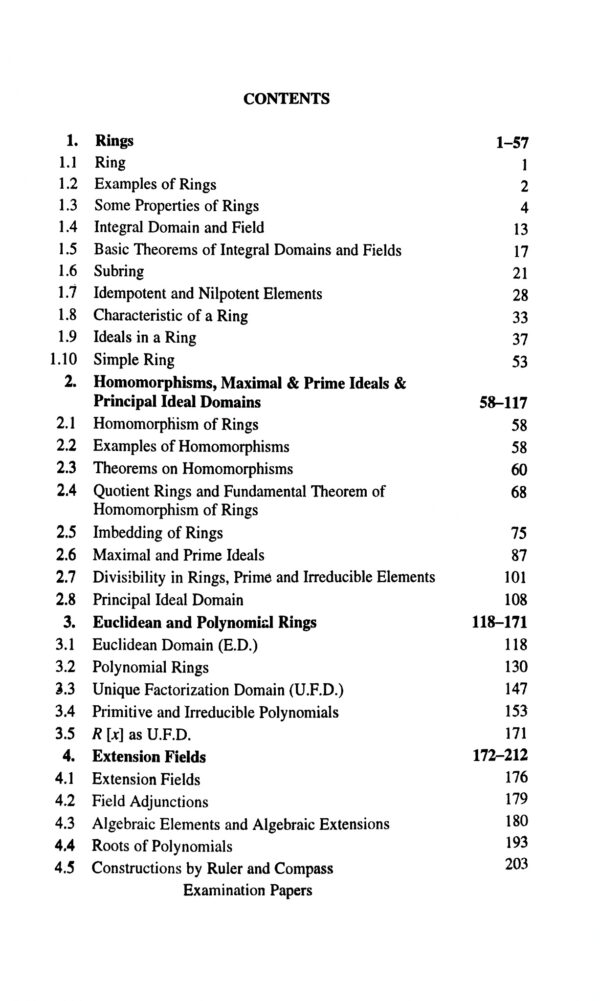 Abstract Algebra: Ring Theory for B.A. & B.Sc. Mathematics Students – Complete Guide